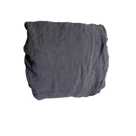 Parachute Linen Duvet Cover King/Cal King Dark Grey - Picture 3 of 7